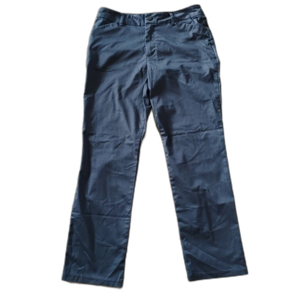LEVIS PREMIUM MENS PANTS 32x29 OLIVE PLEATED BLACK RELAXED COTTON KHAKI POCKETS - Picture 1 of 5